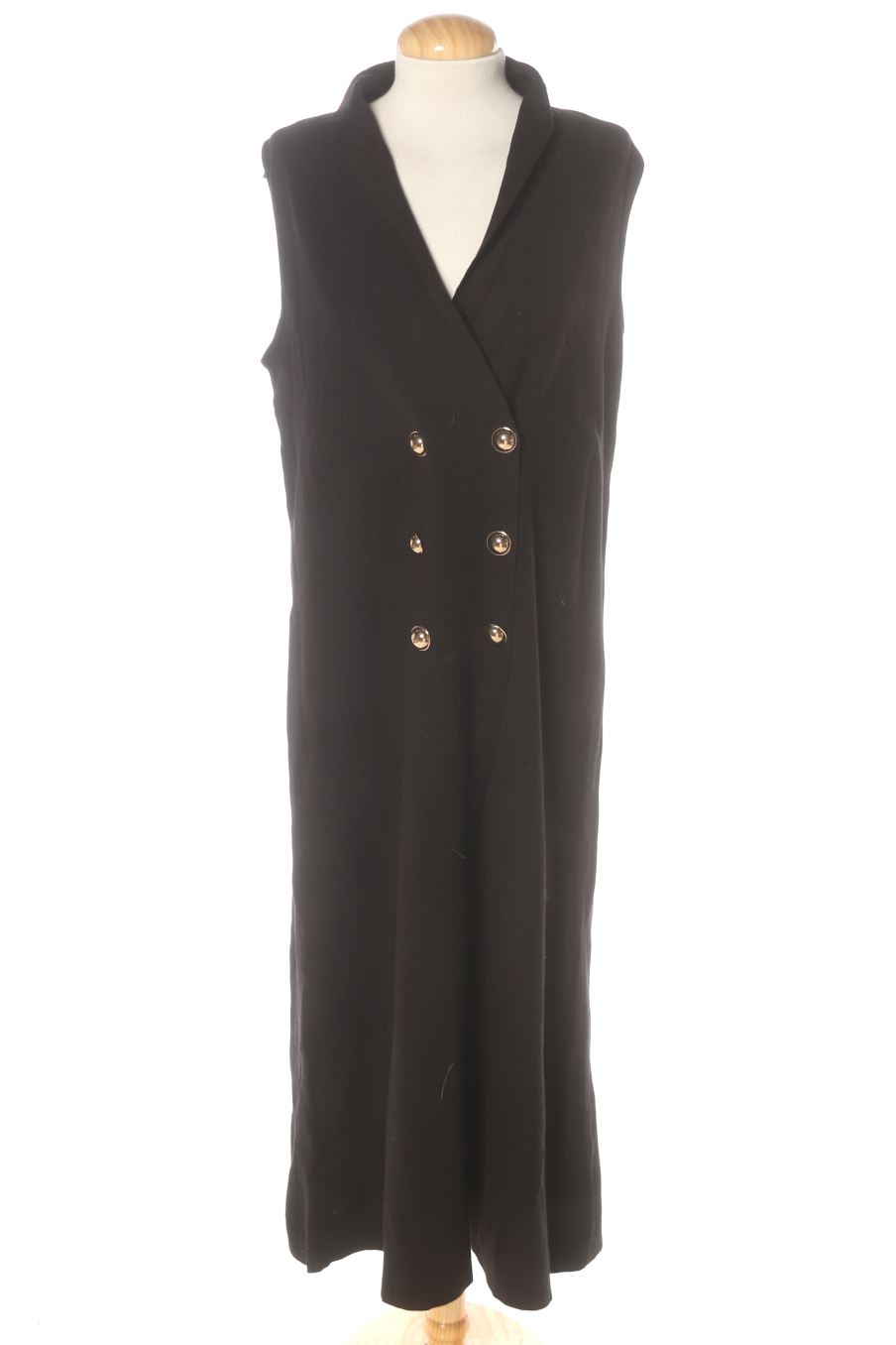 Robe casual Zara de la taille L, de couleur noir