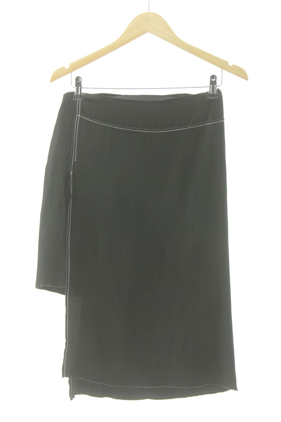 Falda de Zara de la talla XS, de color negro