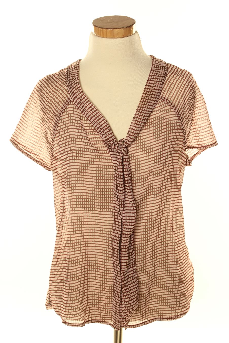 Blouse à manches courtes Street one de la taille 36, de couleur bordeaux
