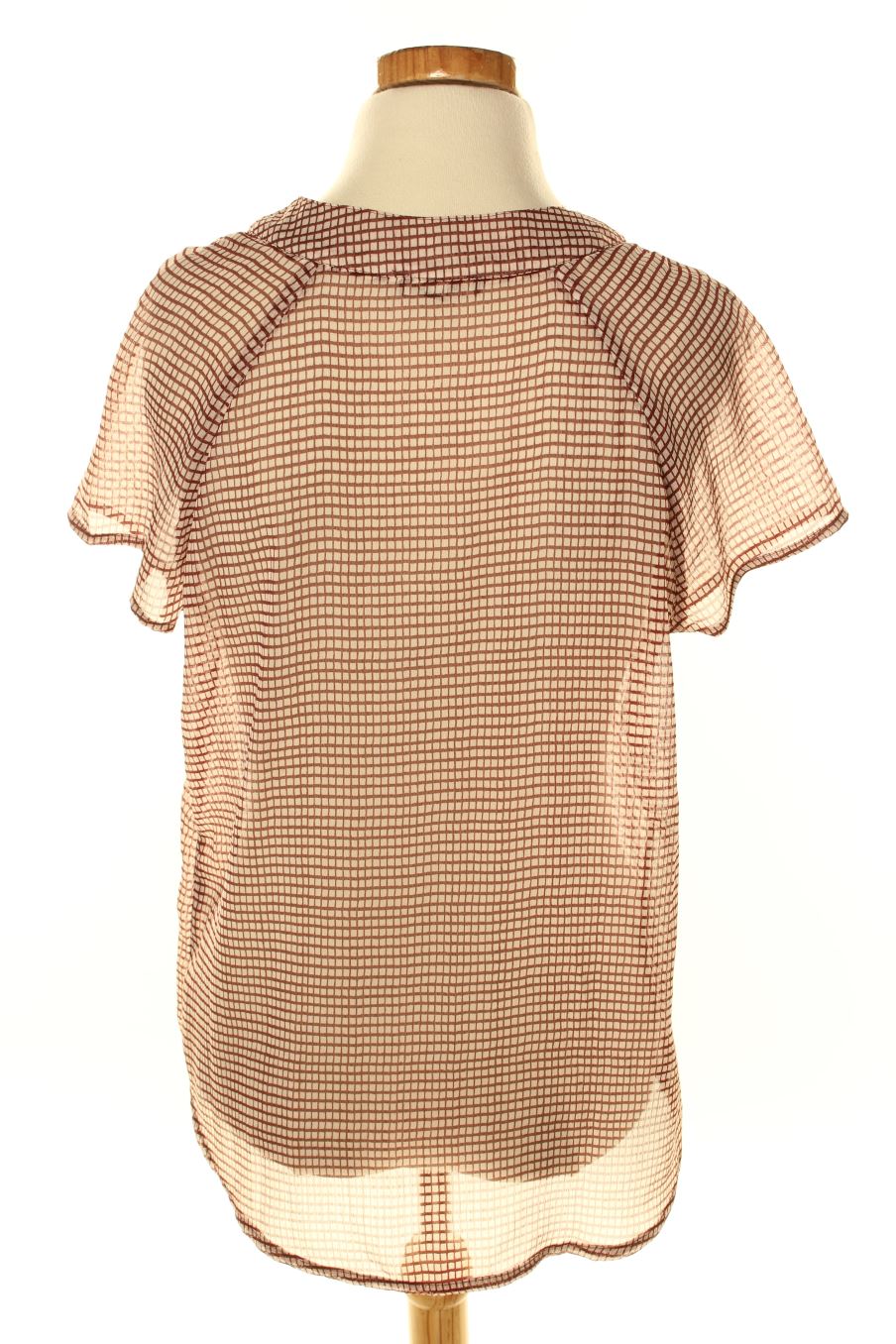 Blouse à manches courtes Street one de la taille 36, de couleur bordeaux