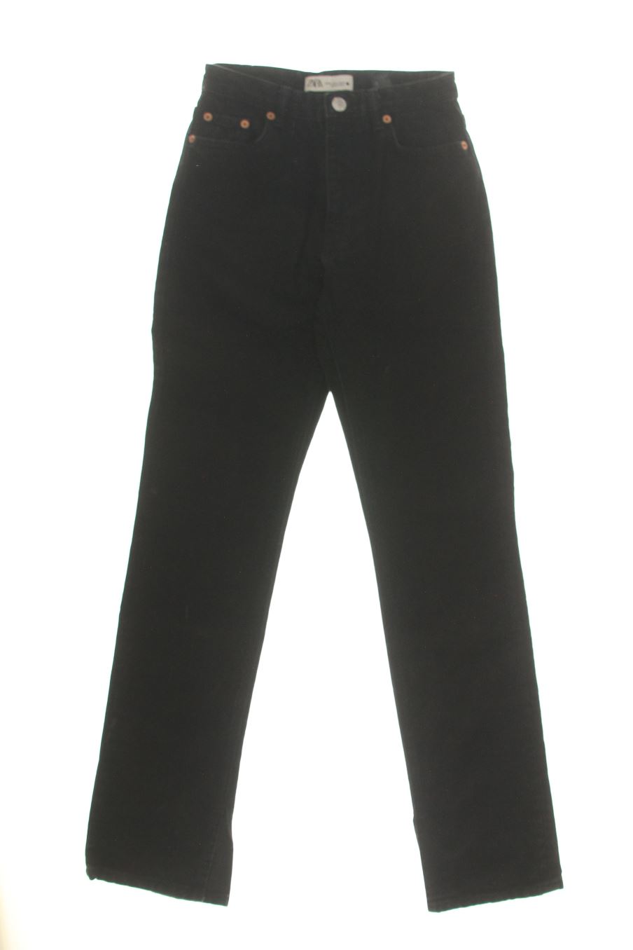 Jeans Zara de la taille 34, de couleur noir de denim