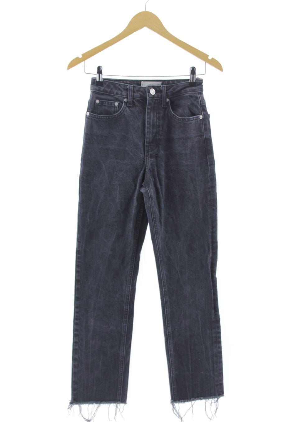 Jeans H&M de la taille 32, de couleur noir de denim