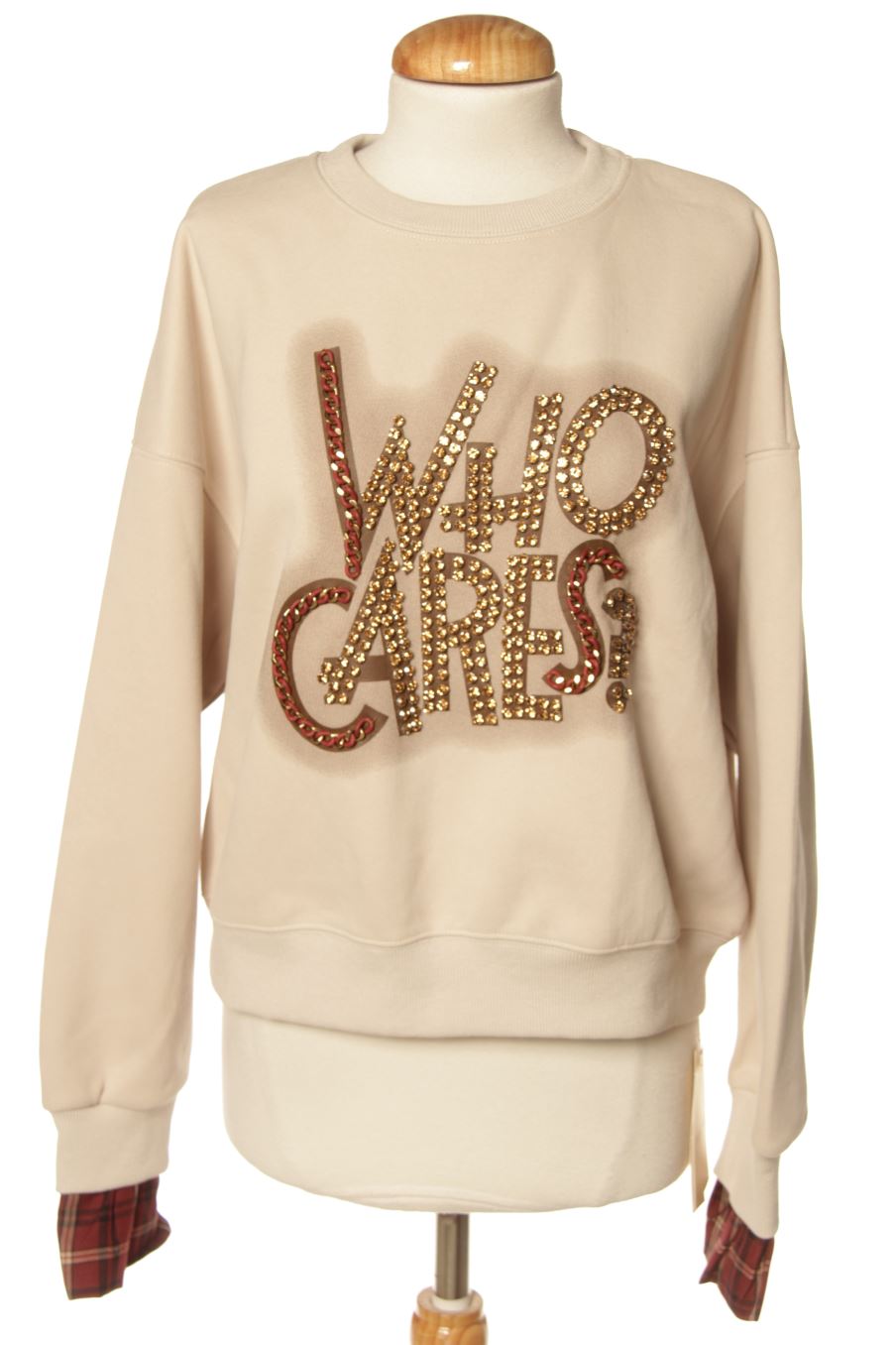 Sudadera de Match Point de la talla L, de color beige