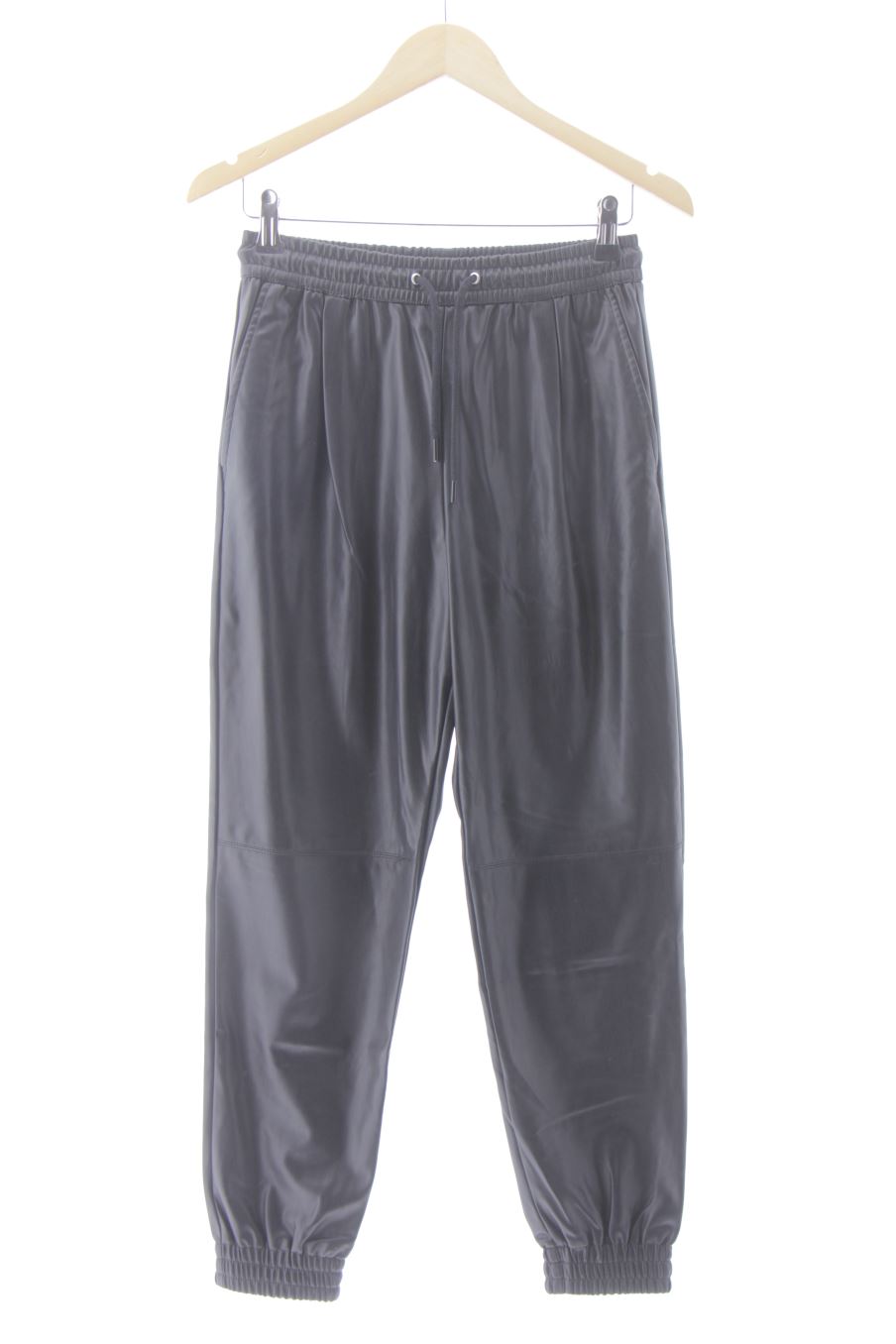 Pantalón Casual de Zara de la talla XS, de color negro de sintético