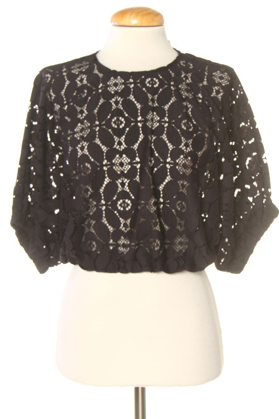 Blusa a maniche corte de Desigual de la talla M, de color nero