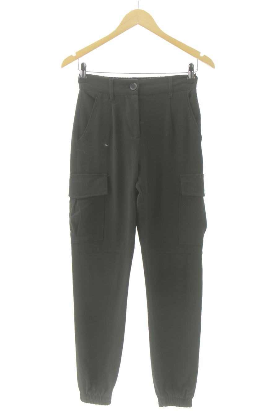 Pantalon Bershka de la taille 32, de couleur noir
