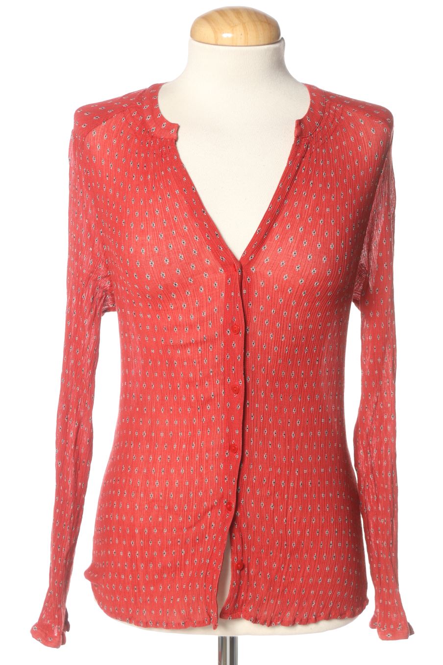 Chemise Caroll de la taille 40, de couleur imprimés de soie