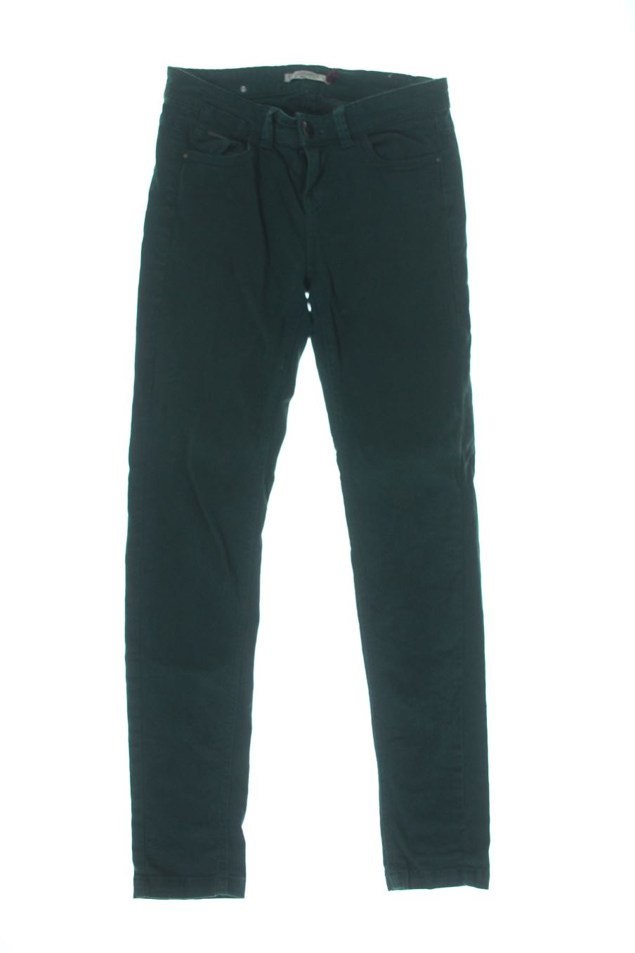 Vaqueros de Stradivarius de la talla 36, de color verde de ropa vaquera