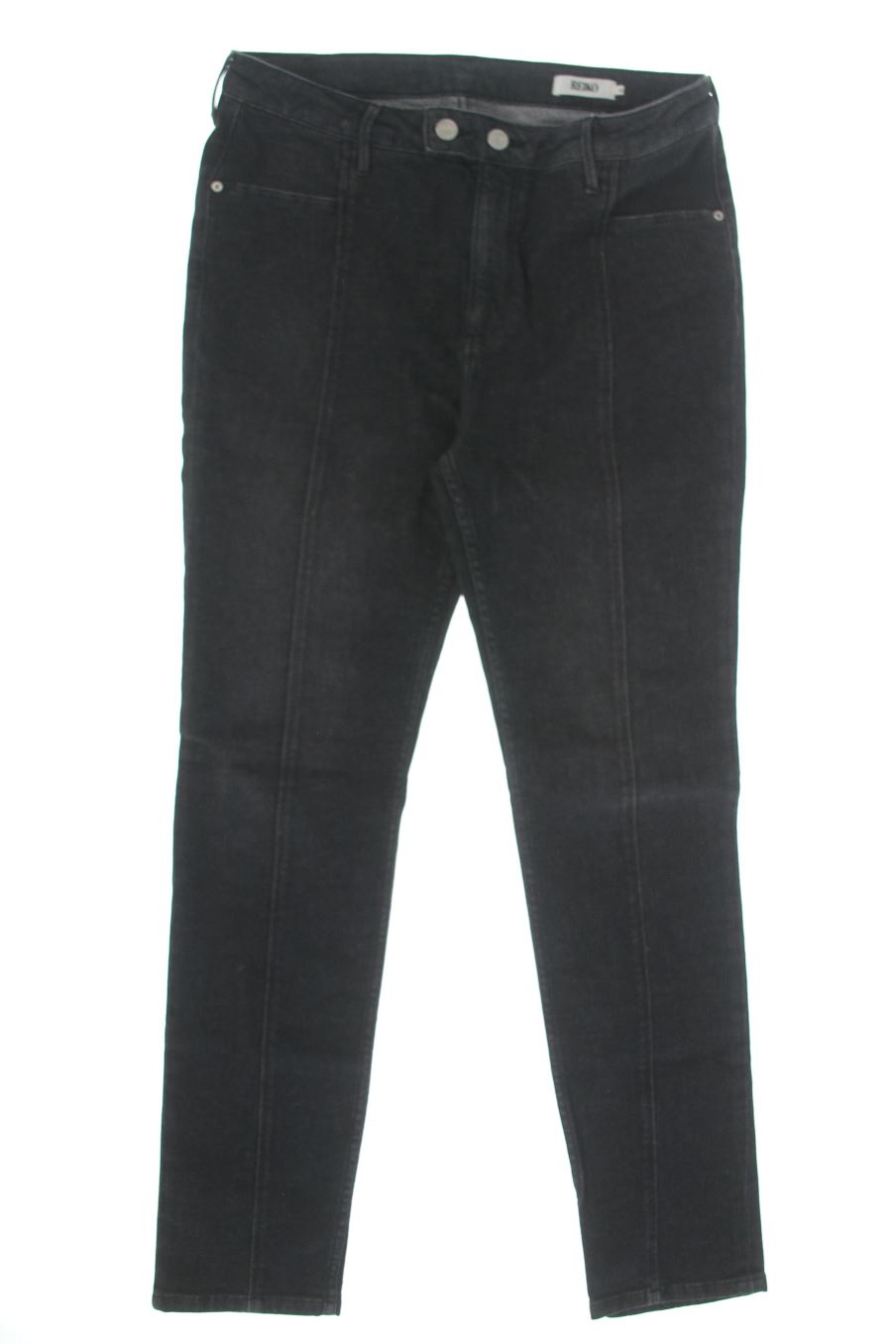 Jeans Reiko de la taille 42, de couleur noir de denim
