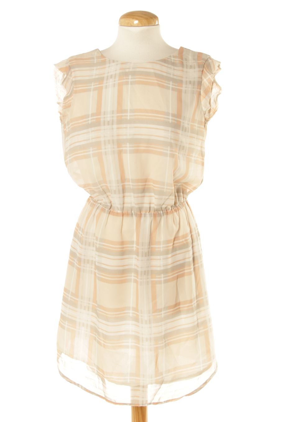 Einfaches Kleid von Mango Größe XS, Farbe Kariert, für
