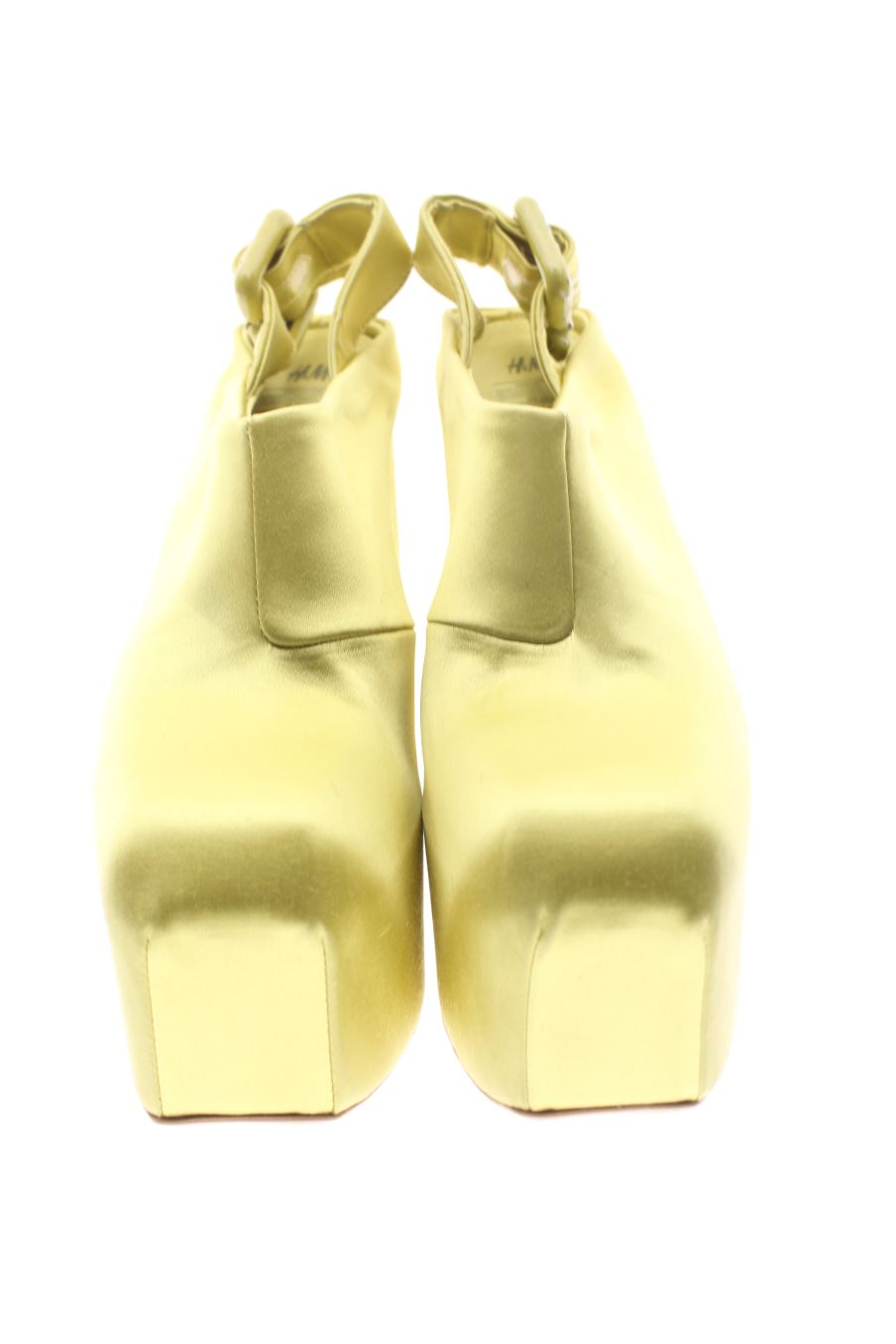 Plataformas de H&M de la talla 38, de color amarillo de