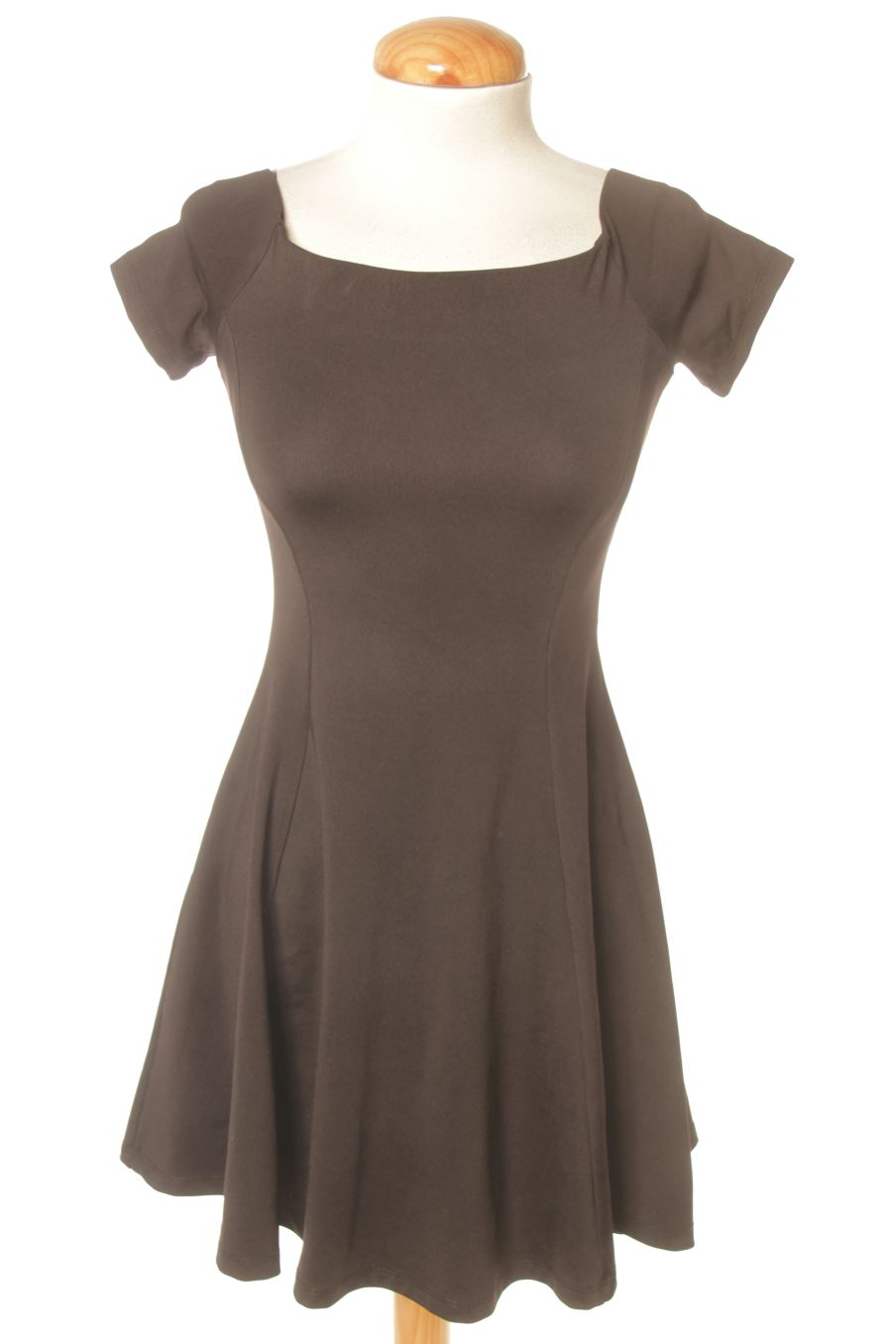 Robe casual Zara de la taille S, de couleur noir