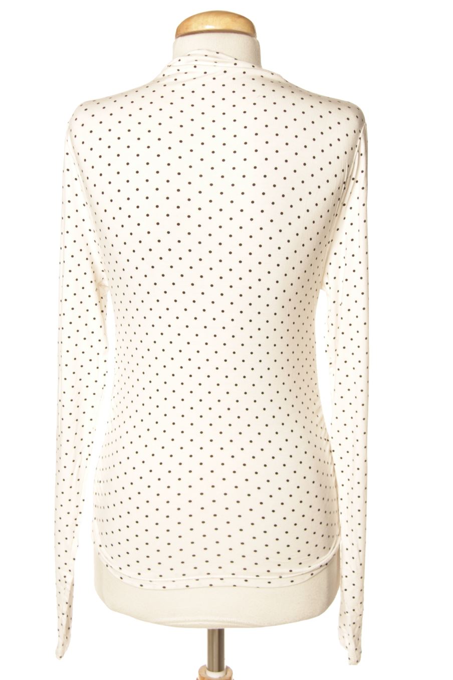 T-shirt à manches longues Stradivarius de la taille S, de couleur blanc