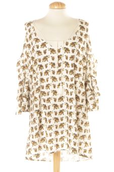 Blusa de manga larga L Q Guapa Denim