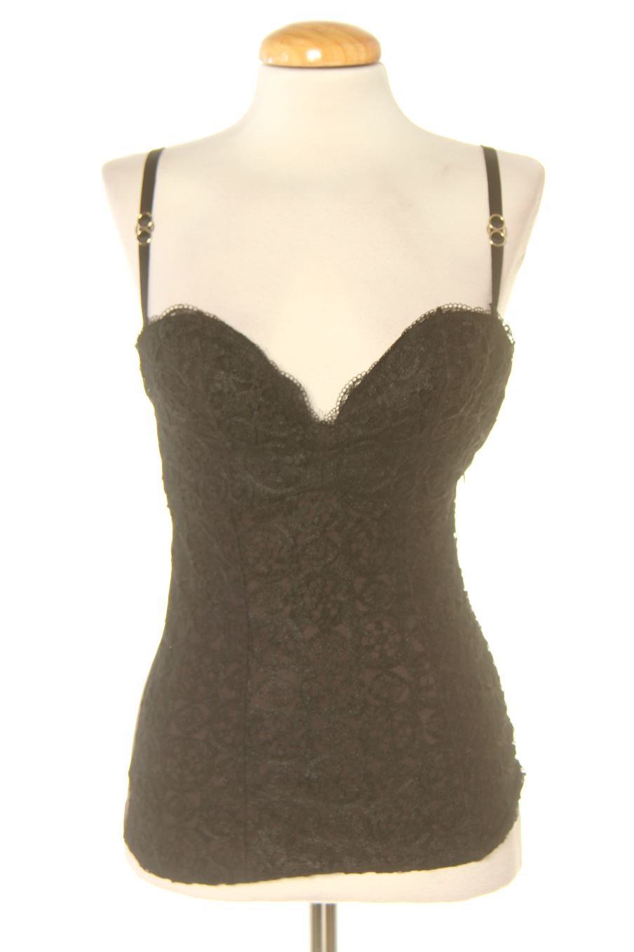 Aufwändiges Top von PERCENTIL Größe S, Farbe Schwarz, für