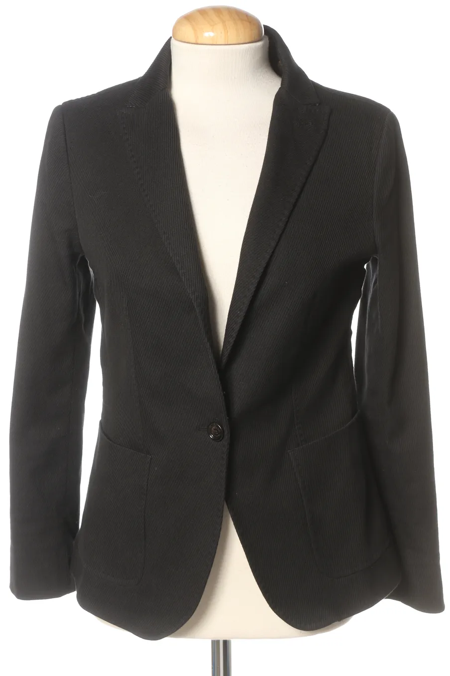 Blazer de Massimo Dutti de la talla 38, de color negro