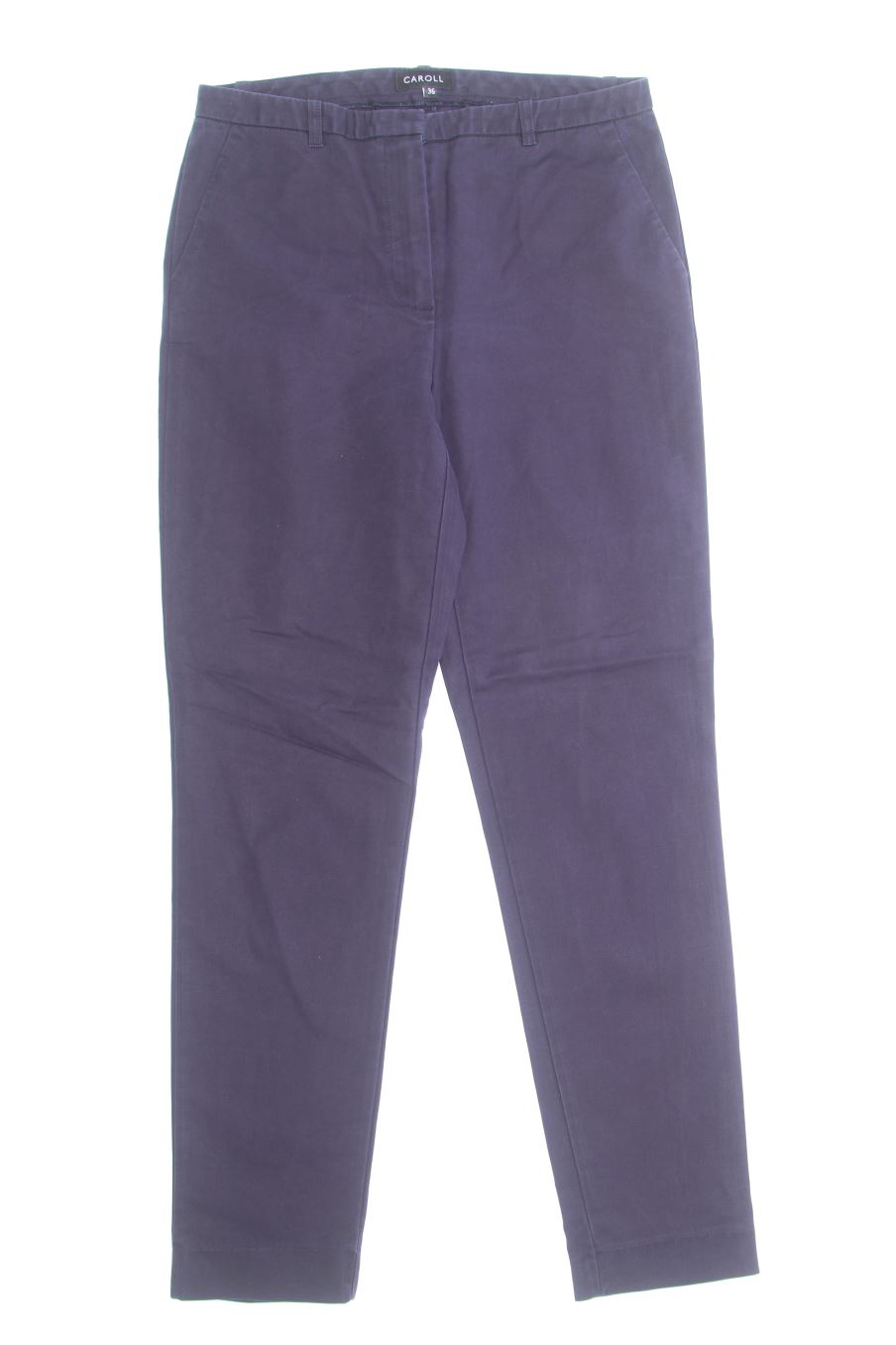 Pantalon Caroll de la taille 36, de couleur bleu marine