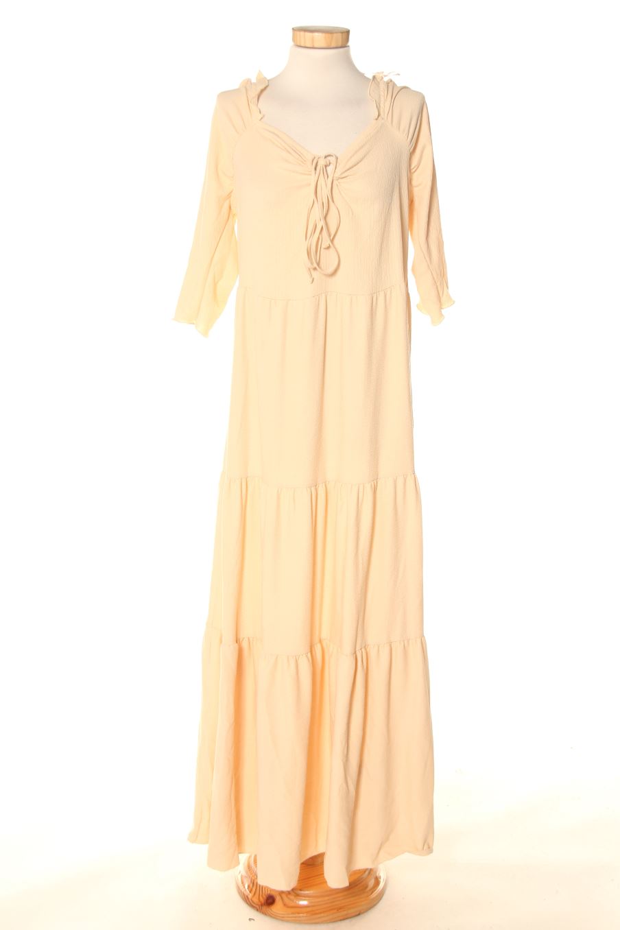 Robe casual SLOWLOVE de la taille XL, de couleur beige