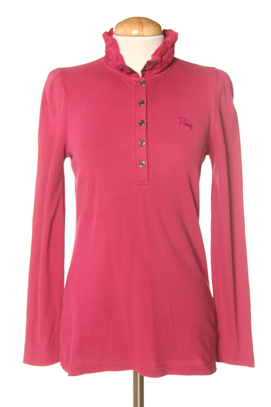 Polo Burberry de la taille S, de couleur pourpre