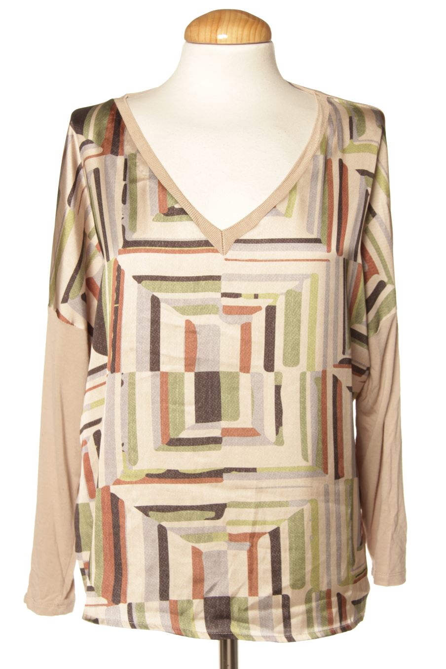 Blusa de manga larga de Trucco de la talla M, de color estampado