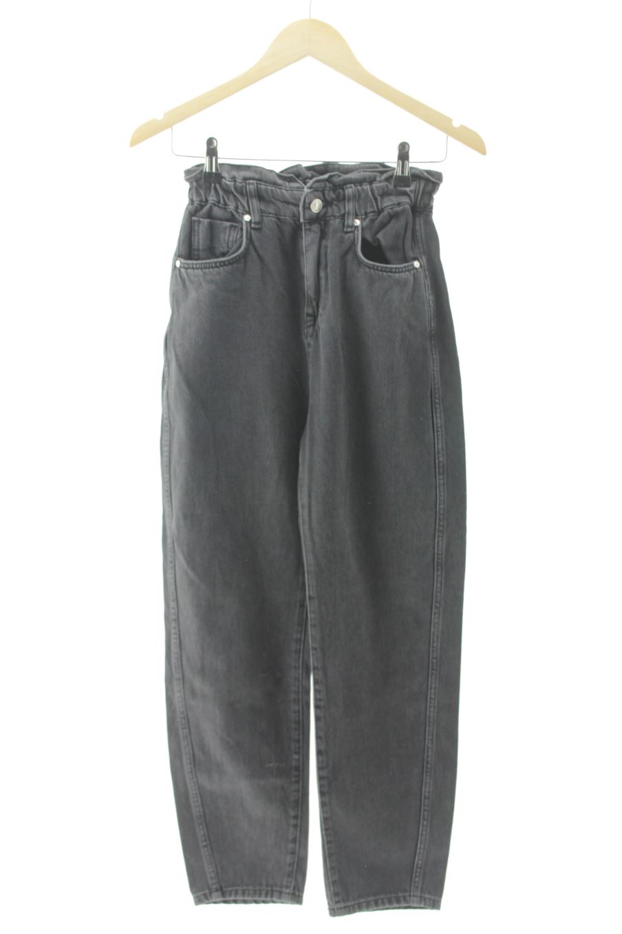 Jeans Mango de la taille 34, de couleur noir de denim