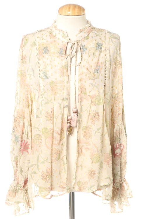 Blusa a maniche lunghe