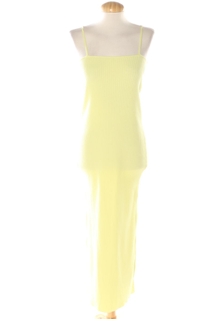 Robe casual Zara de la taille S, de couleur jaune