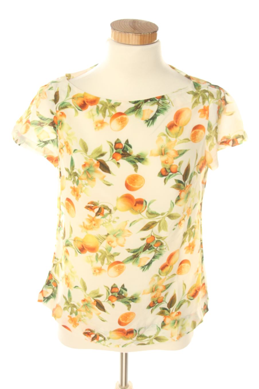 Blusa de manga corta de Zara de la talla XS, de color estampado