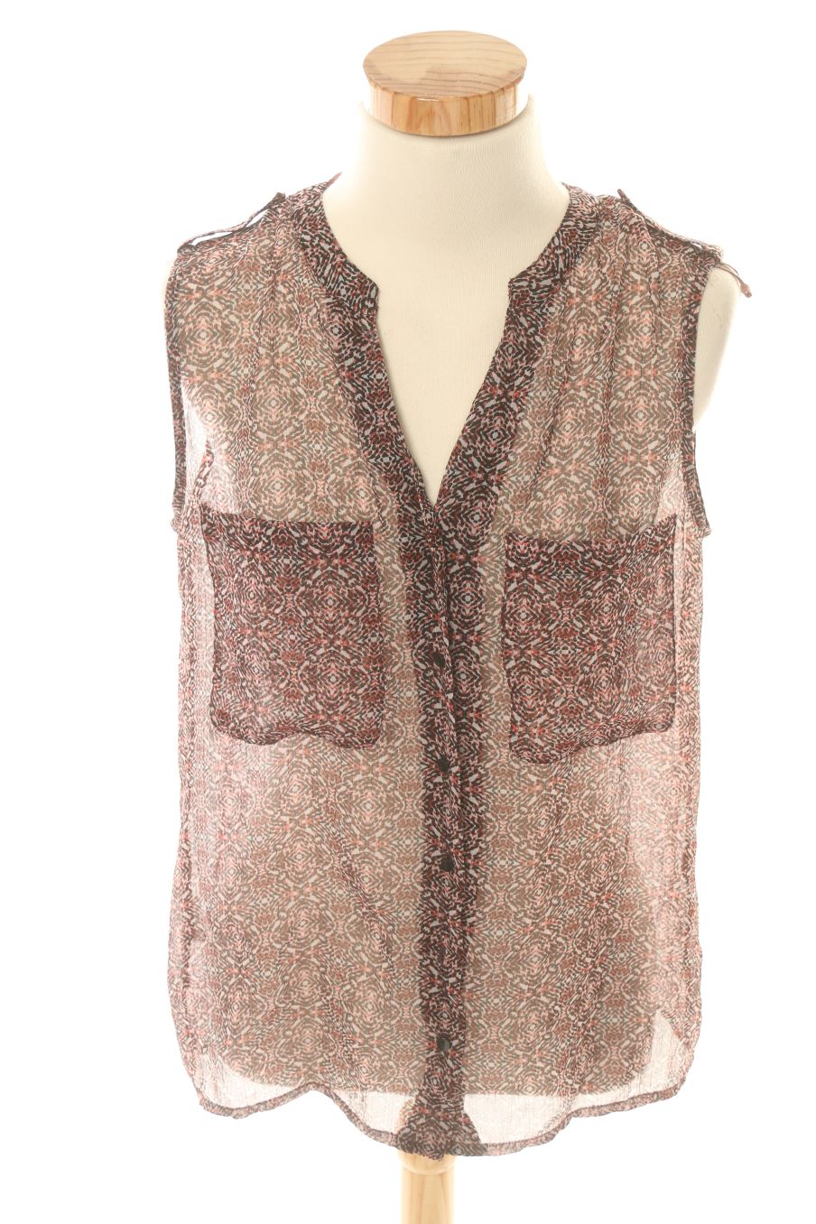 Camisa sin mangas de Mango de la talla S, de color estampado