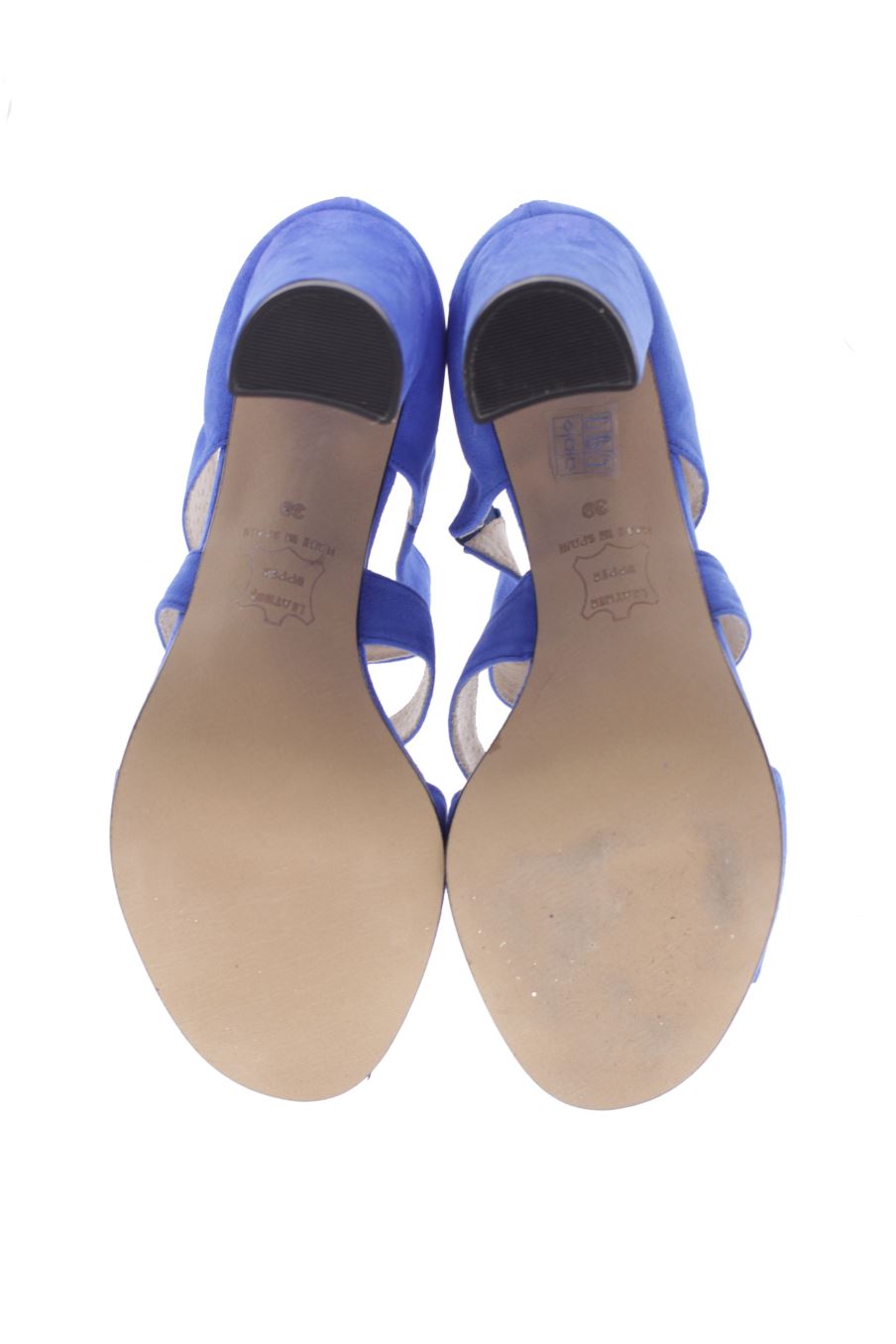 Sandalias tacon de Kate Kuba de la talla 39, de color azul de