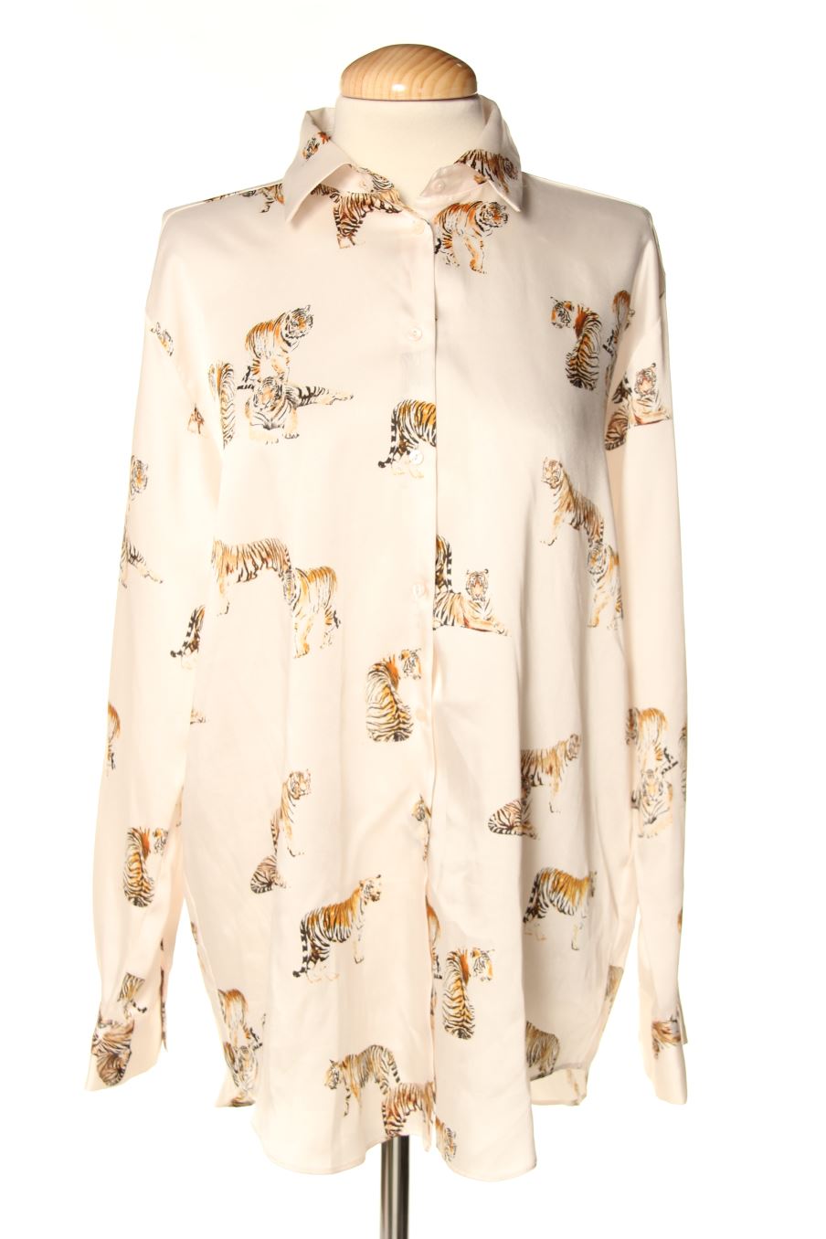 Camicia de Zara de la talla XS de color beige