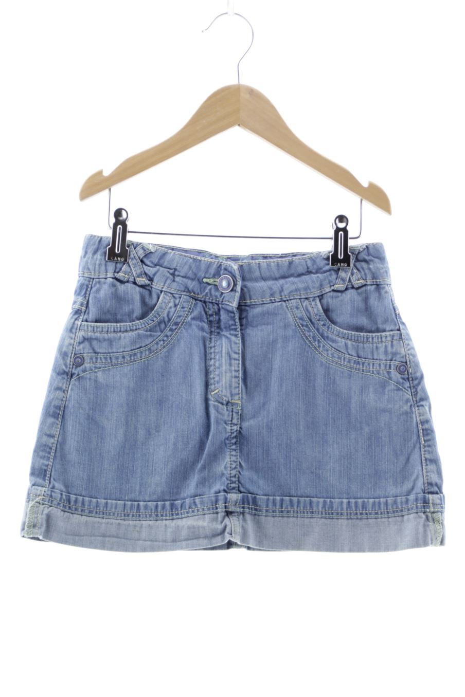 Jupe Sergent Major de la taille 8 ans de denim de seconde main