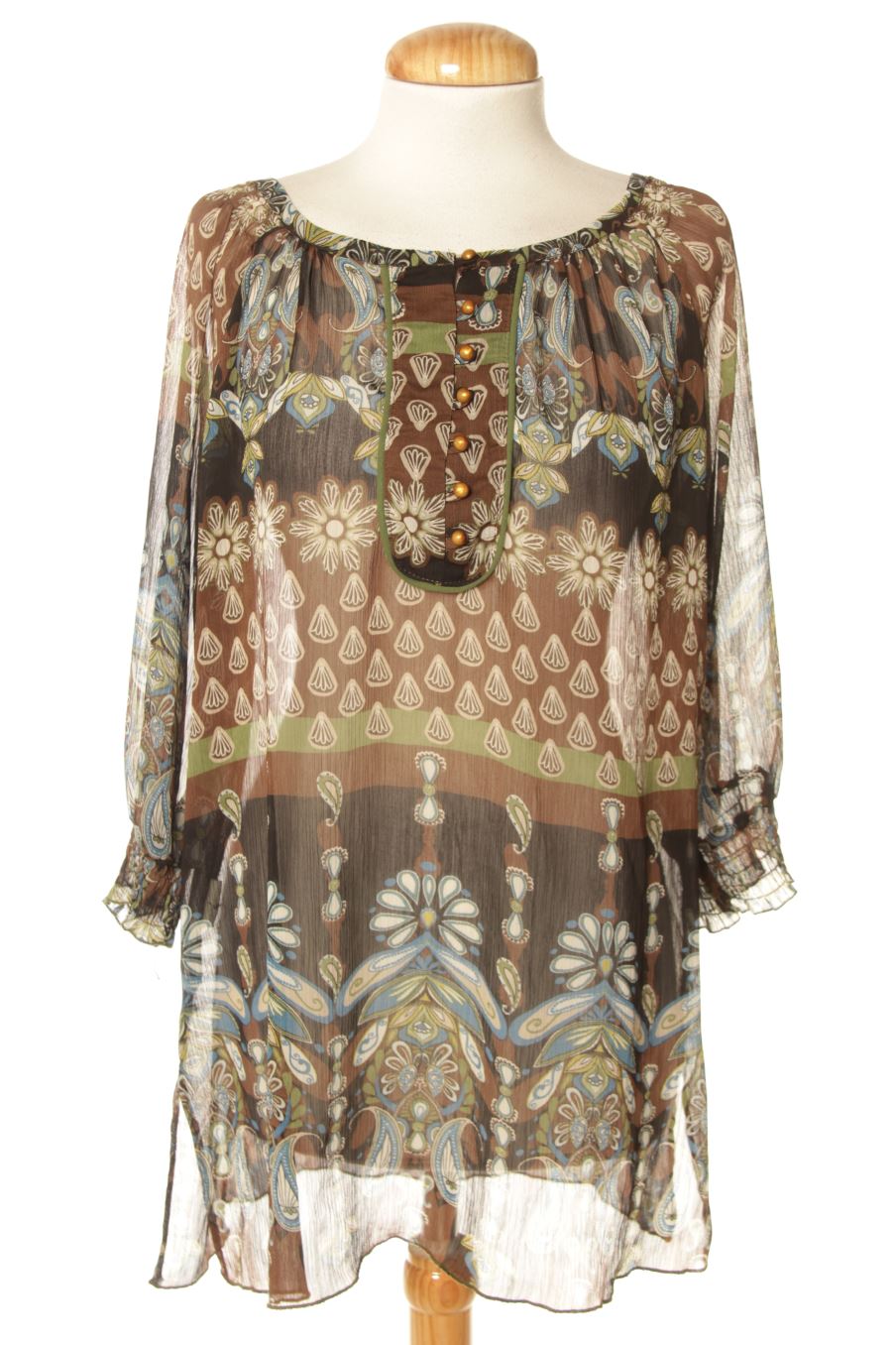 Blouse à manches longues Fórmula Joven de la taille S, de couleur imprimés