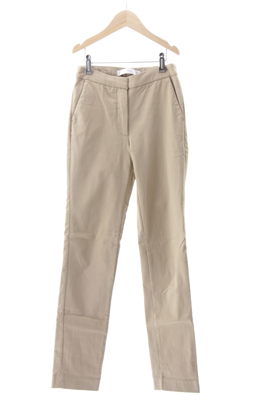 Pantalon Mango de la taille 32, de couleur marron
