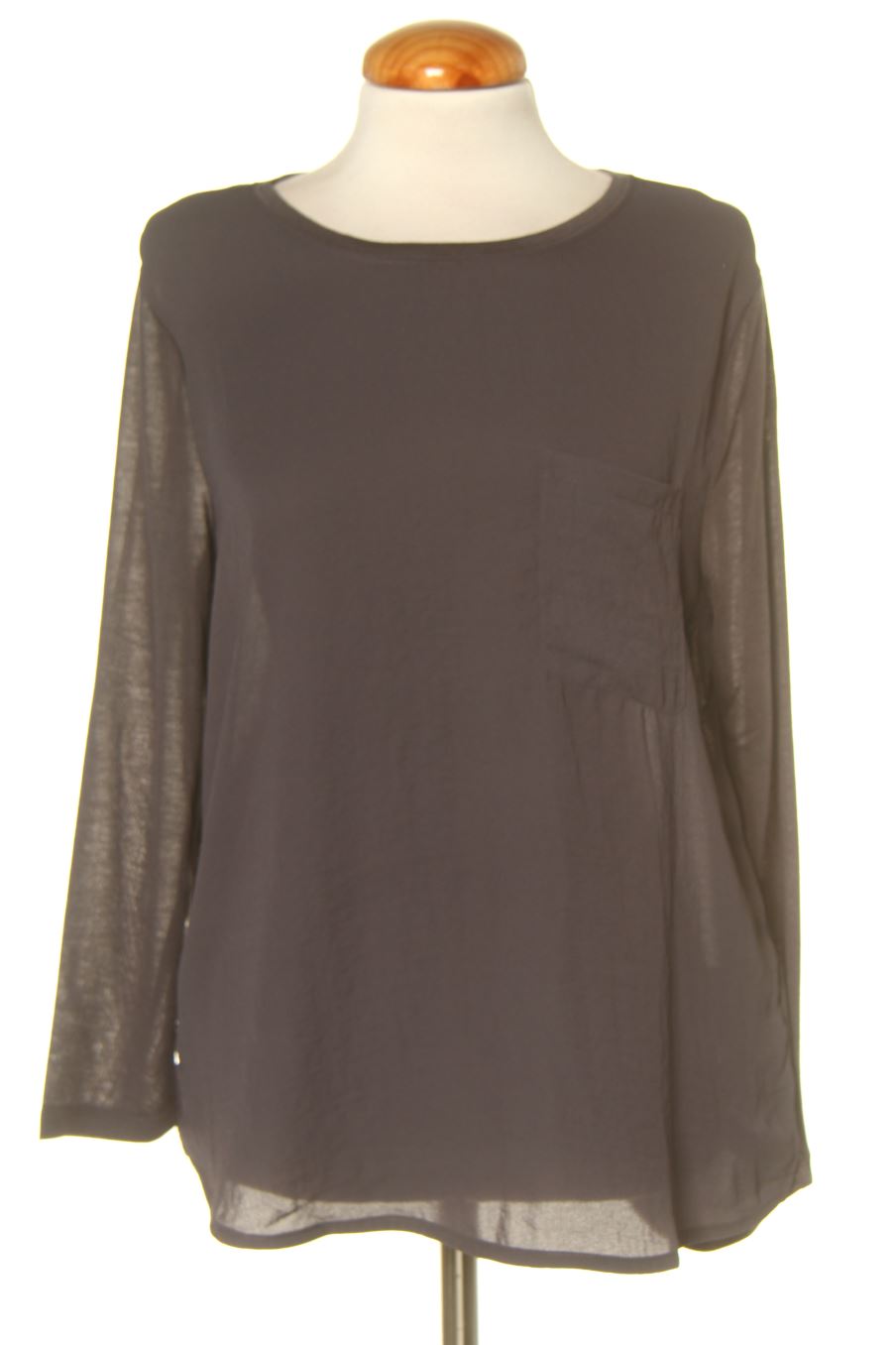 Maglietta a maniche lunghe de H&M de la talla S, de color grigio