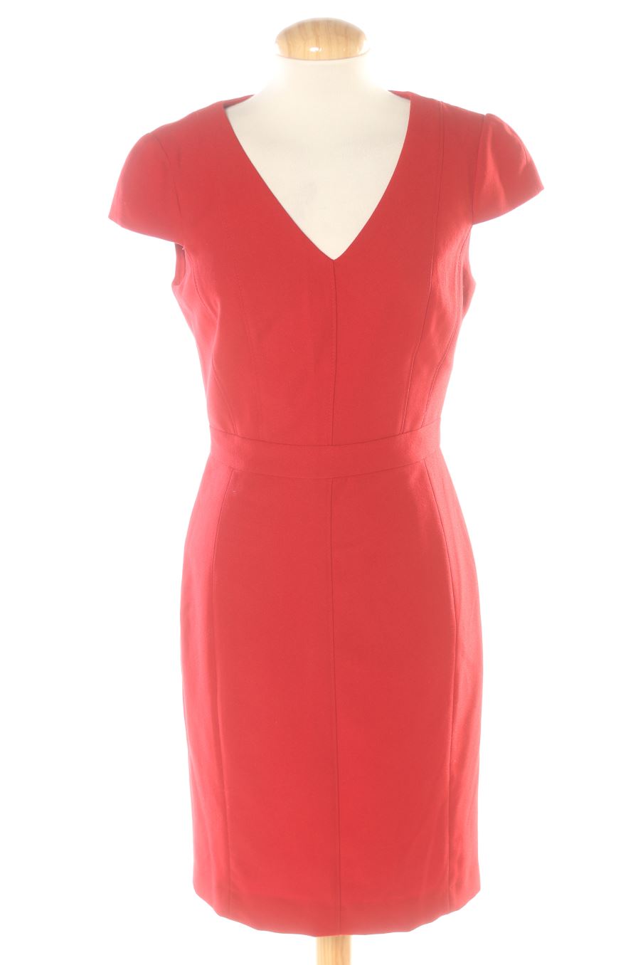 Robe casual Caroll de la taille 36, de couleur rouge