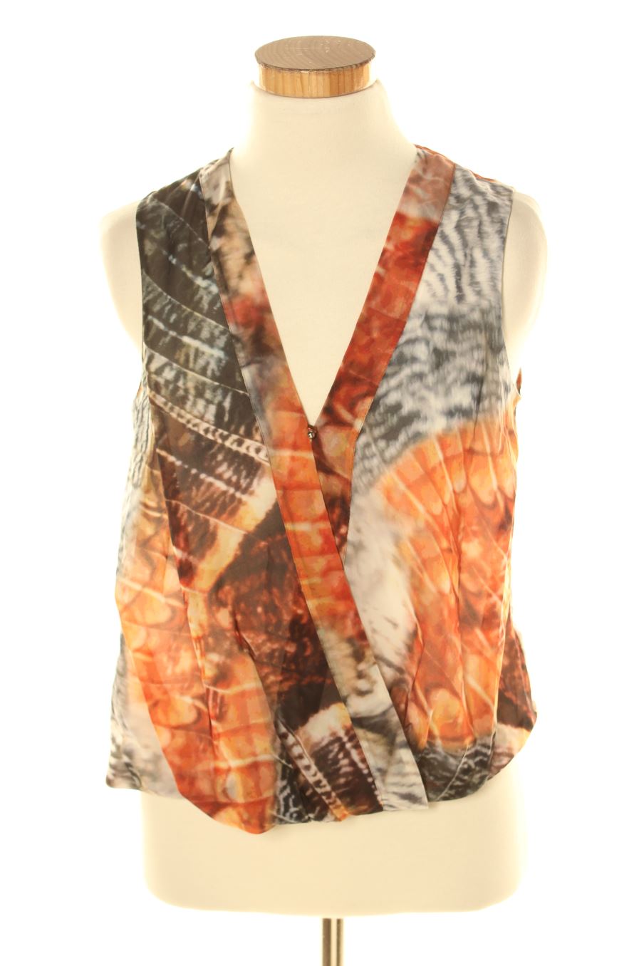 Top de H&M de la talla 36, de color estampado