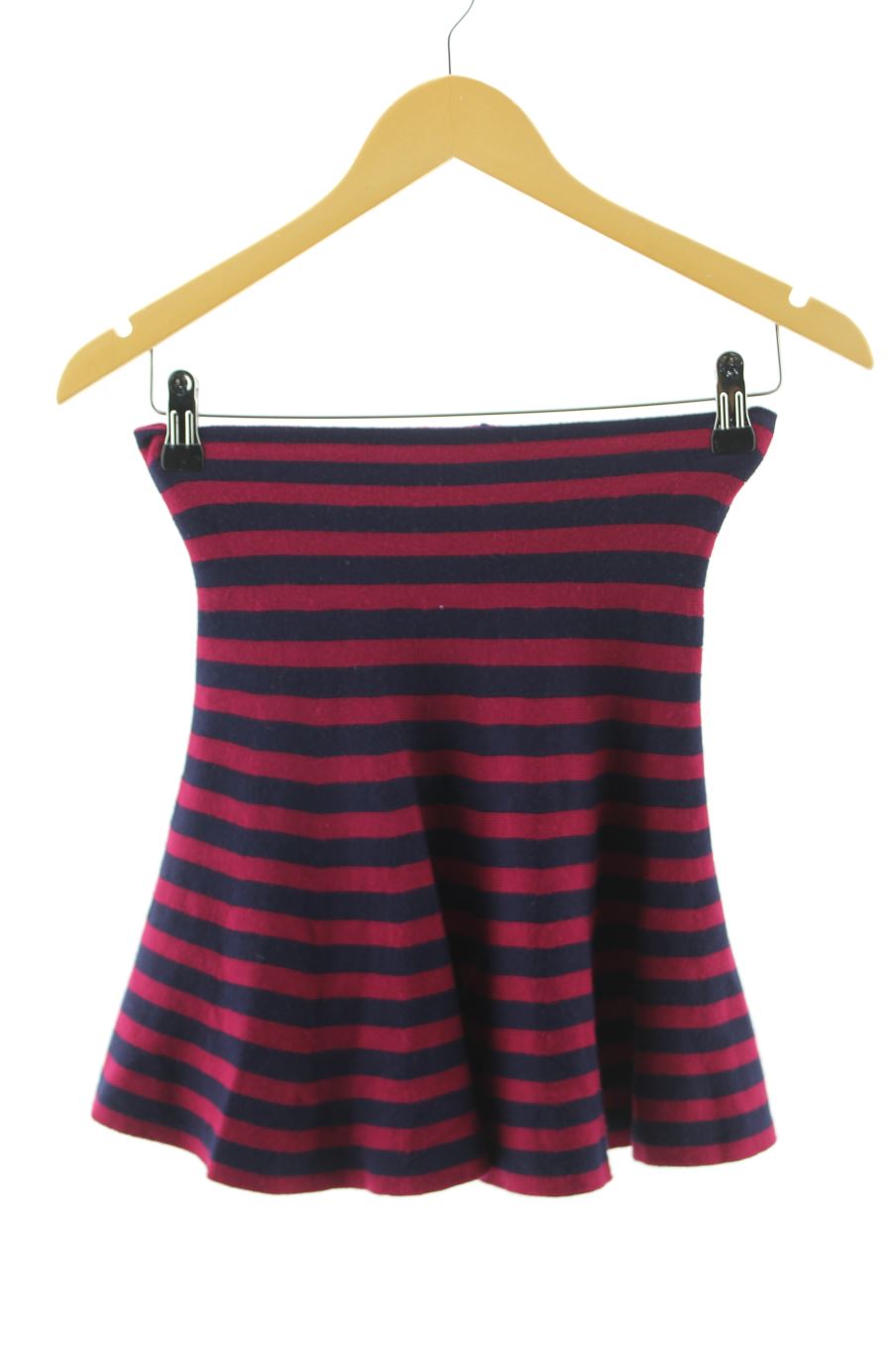 Jupe Bershka de la taille XS, de couleur rayures