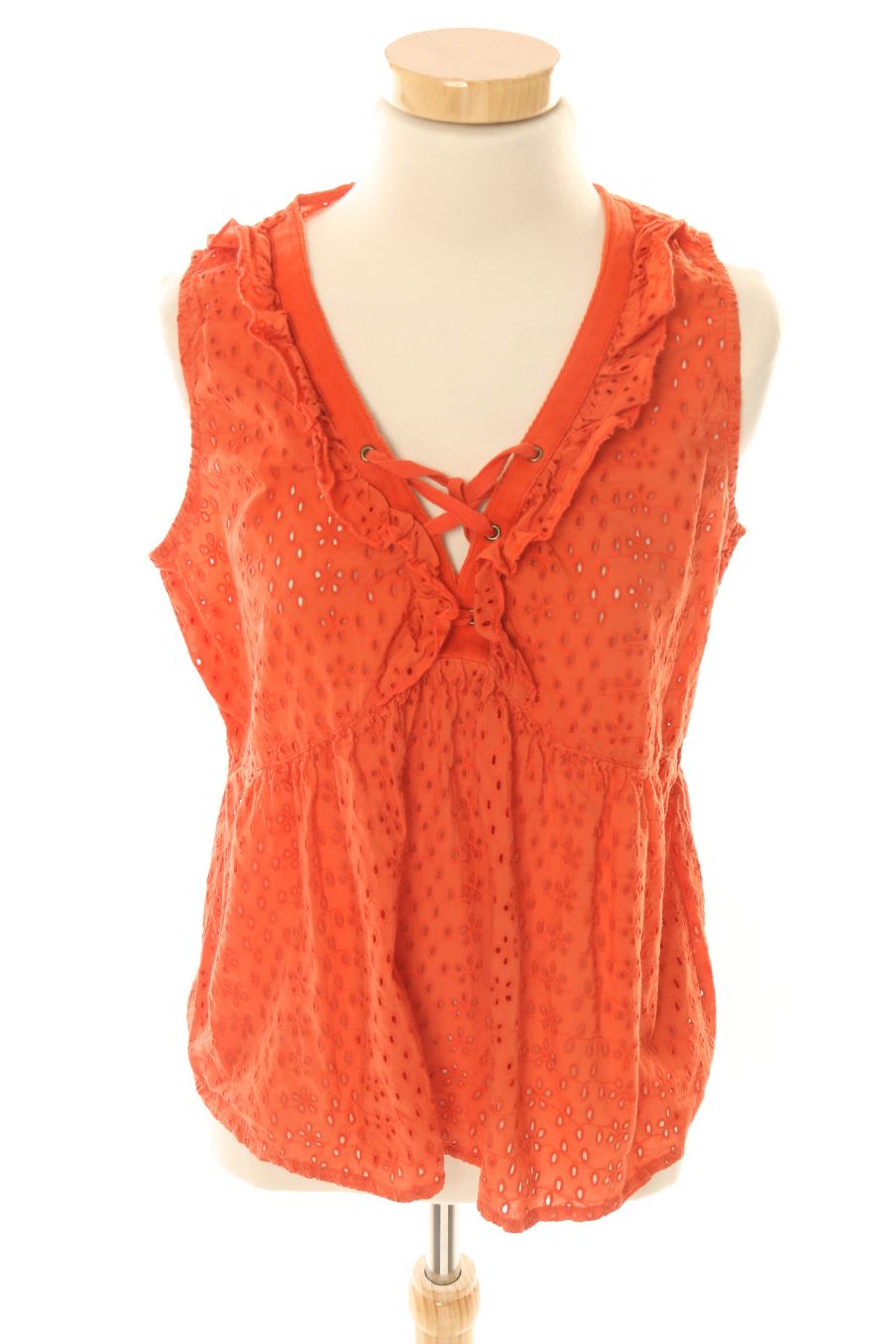 Top Kookai de la taille S, de couleur orange