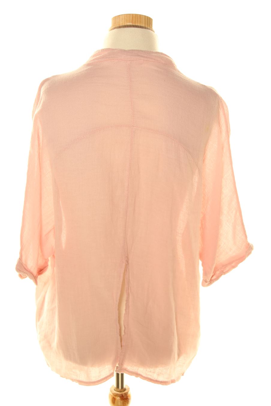 Blouse à manches courtes Made in italy de la taille S, de couleur rose