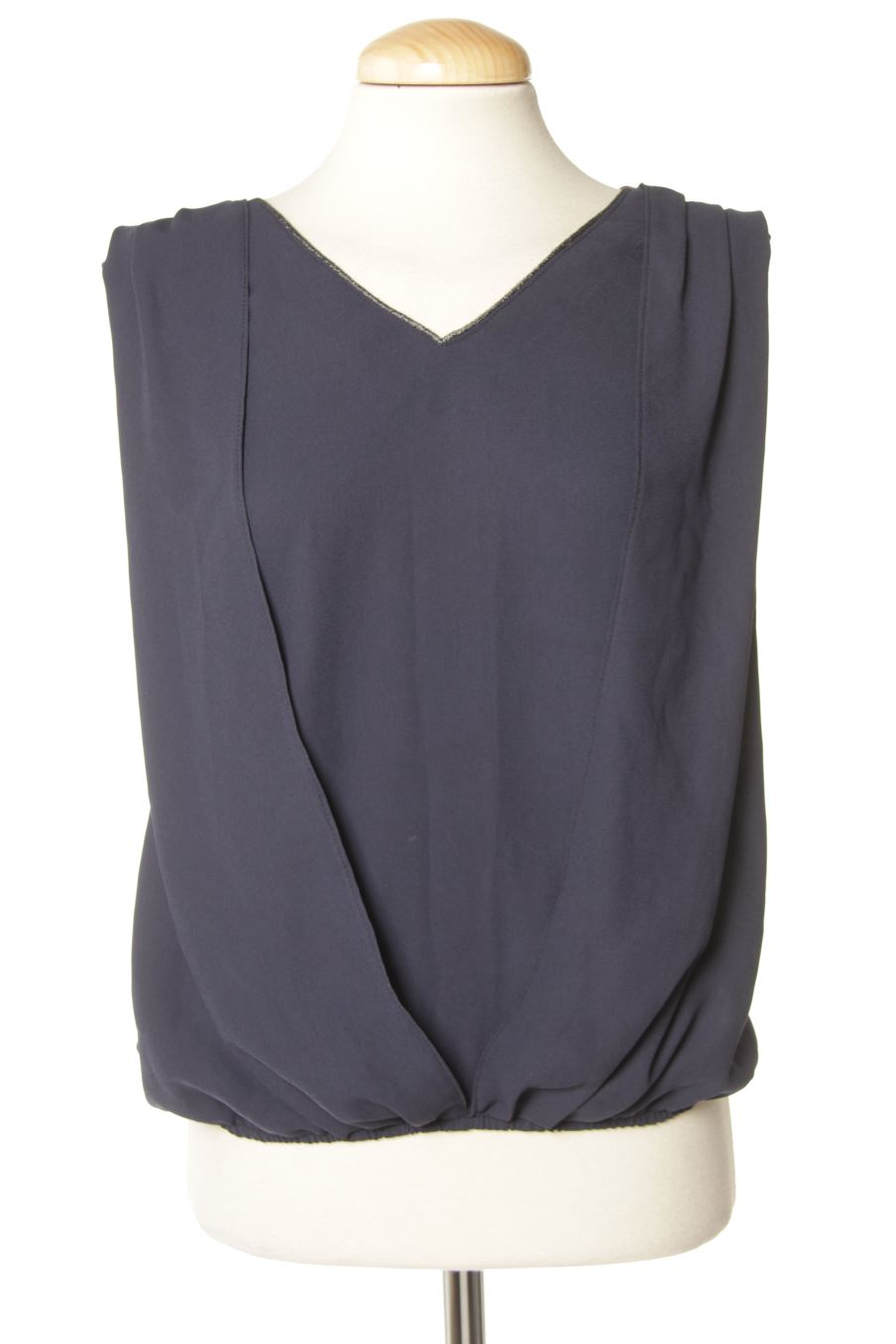 Blusa de manga corta de Lenny B. de la talla M, de color azul marino