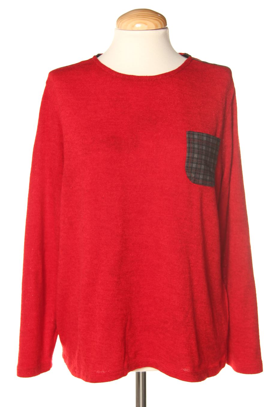 Jersey de Pilar prieto de la talla L, de color rojo