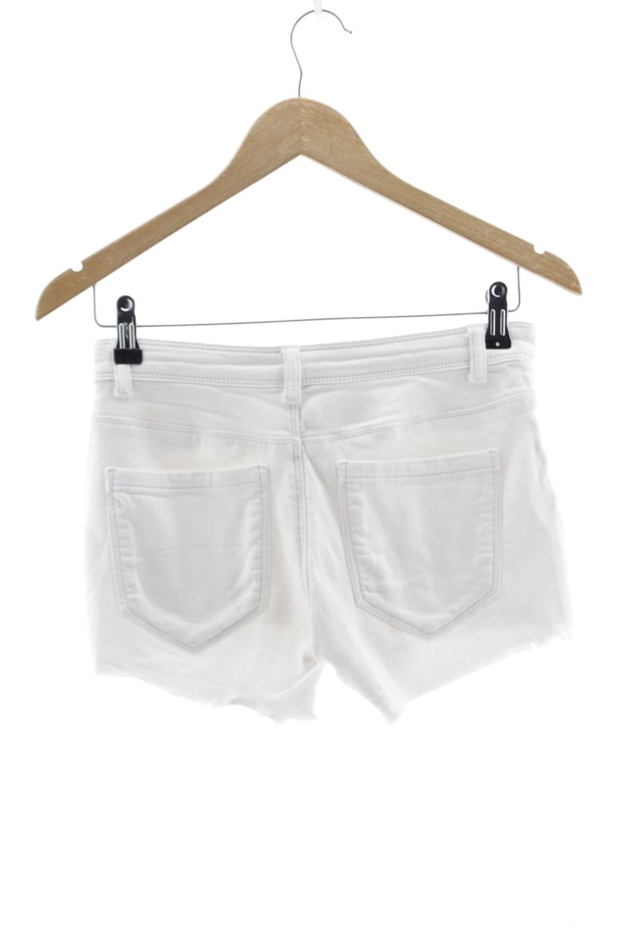 Kurze Hose von Jacqueline De Yong Größe S, Farbe Weiss, aus Jeanskleidung für