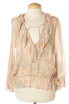 Blusa de manga larga XS Zara