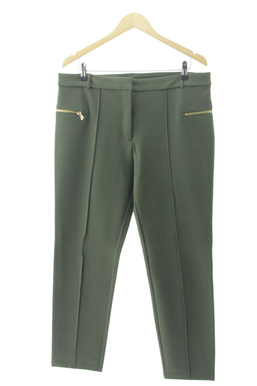 Pantaloni casual de Cortefiel de la talla XL, de color verde