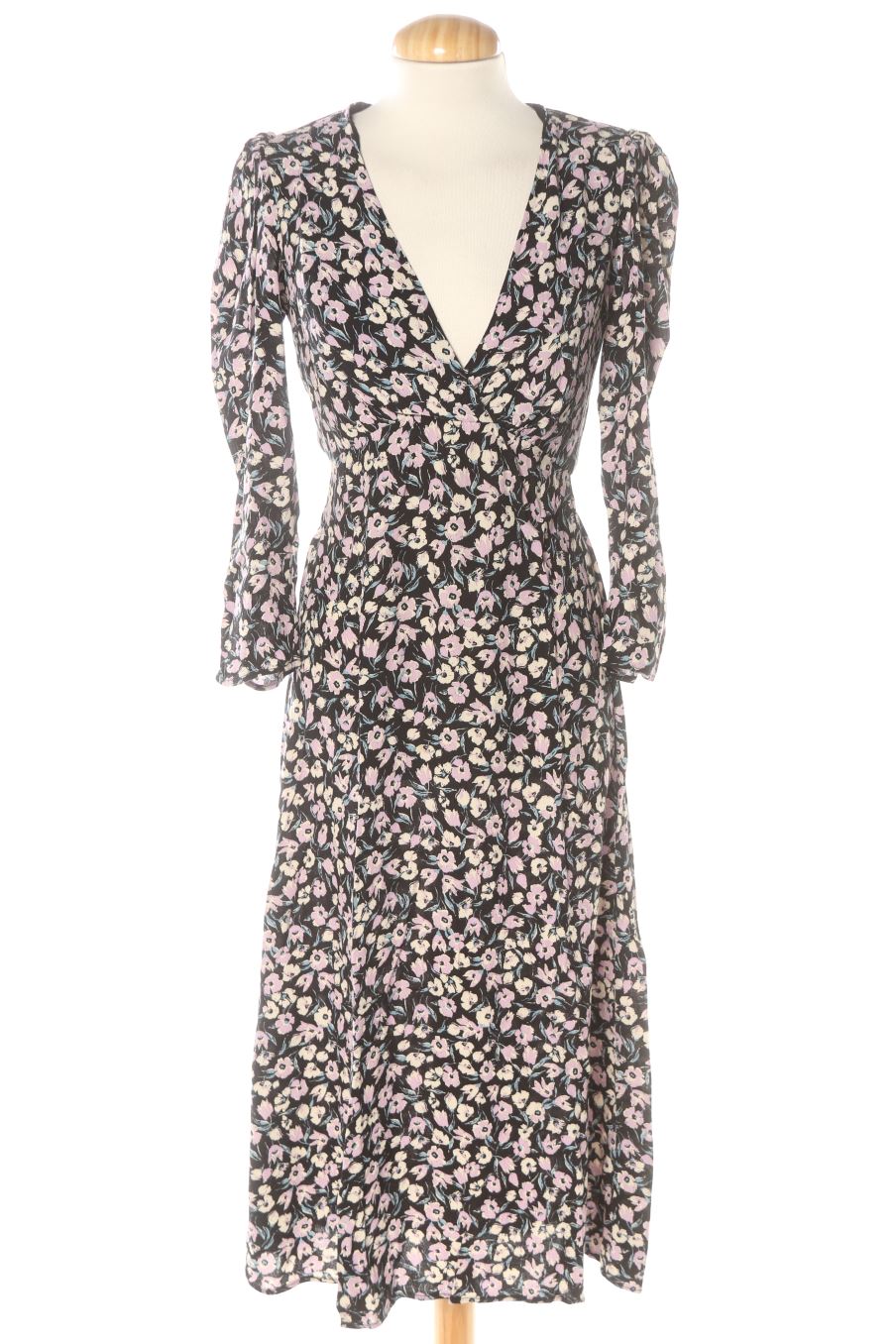 Robe casual Mango de la taille XS, de couleur fleurs