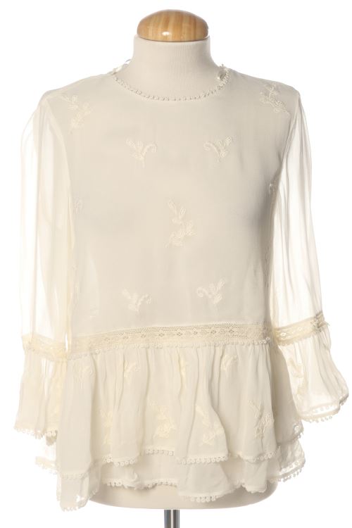 Blusa a maniche lunghe