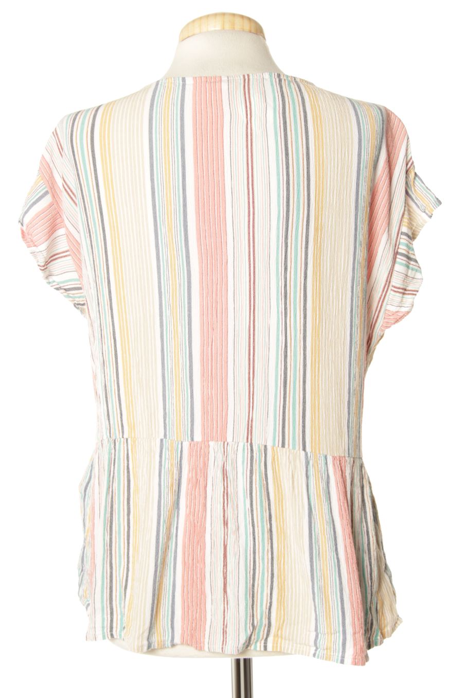 Blusa de manga corta de Springfield de la talla S, de color rayas