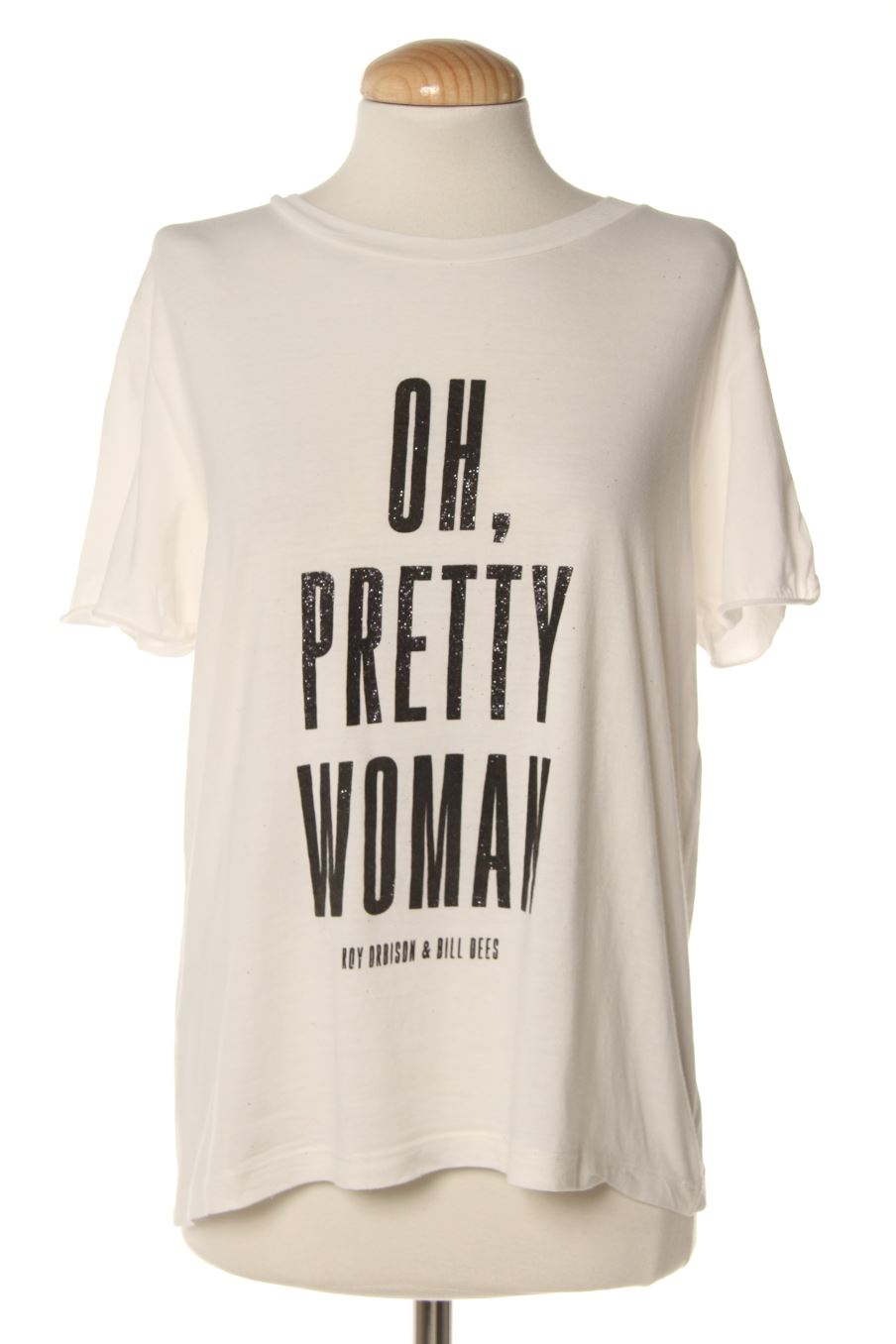 T-Shirt von Mango Größe S, Farbe Weiss, für