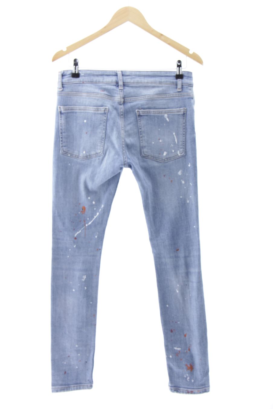 Jeans Bershka de la taille 36, de couleur bleu de denim